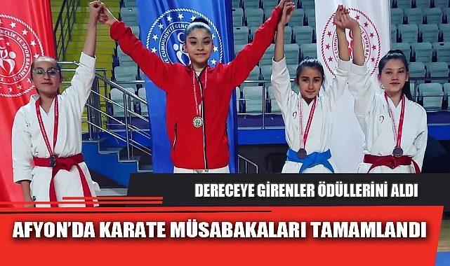AFYON’DA KARATE MÜSABAKALARI TAMAMLANDI