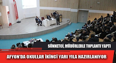 AFYON’DA OKULLAR İKİNCİ YARI YILA HAZIRLANIYOR