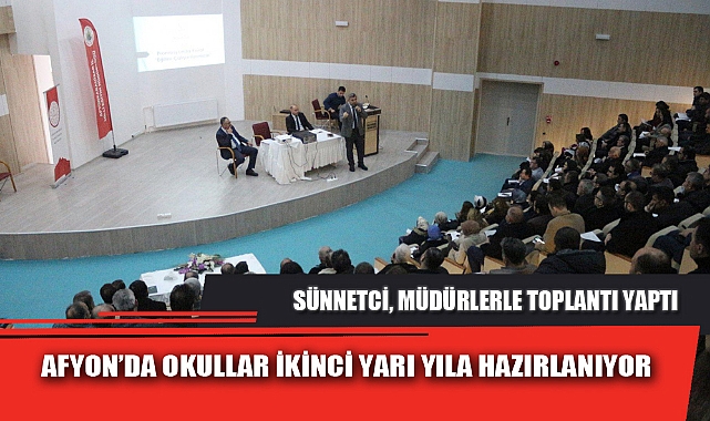 AFYON’DA OKULLAR İKİNCİ YARI YILA HAZIRLANIYOR