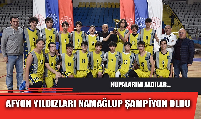 AFYON YILDIZLARI NAMAĞLUP ŞAMPİYON OLDU