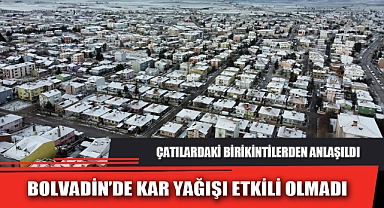 BOLVADİN’DE KAR YAĞIŞI ETKİLİ OLMADI