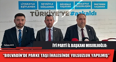 “BOLVADİN’DE PARKE TAŞI İHALESİNDE YOLSUZLUK YAPILMIŞ”