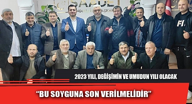 “BU SOYGUNA SON VERİLMELİDİR”