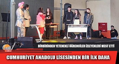 CUMHURİYET ANADOLU LİSESİNDEN BİR İLK DAHA