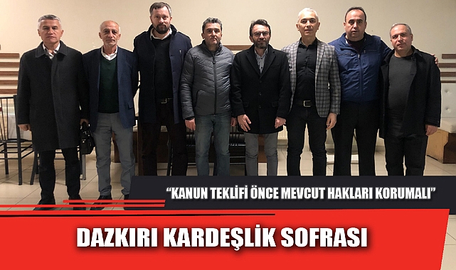 DAZKIRI KARDEŞLİK SOFRASI