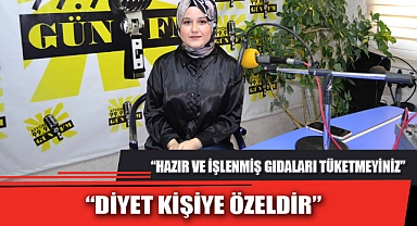 “DİYET KİŞİYE ÖZELDİR”