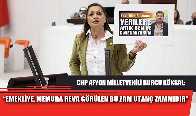 “EMEKLİYE, MEMURA REVA GÖRÜLEN BU ZAM UTANÇ ZAMMIDIR”