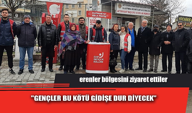 "GENÇLER BU KÖTÜ GİDİŞE DUR DİYECEK”
