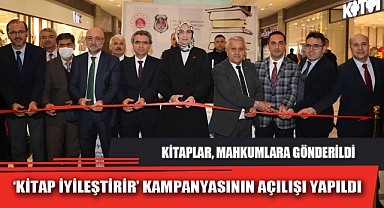 ‘KİTAP İYİLEŞTİRİR’ KAMPANYASININ AÇILIŞI YAPILDI