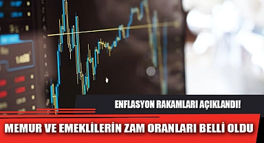 MEMUR VE EMEKLİLERİN ZAM ORANLARI BELLİ OLDU