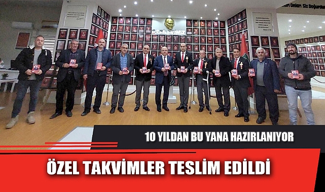 ÖZEL TAKVİMLER TESLİM EDİLDİ