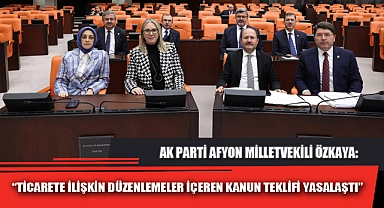 “TİCARETE İLİŞKİN DÜZENLEMELER İÇEREN KANUN TEKLİFİ YASALAŞTI”