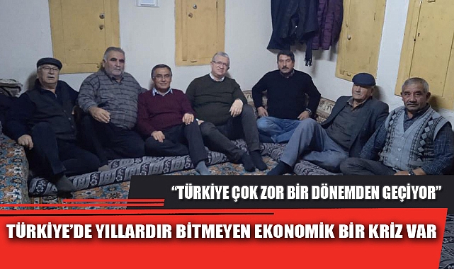 TÜRKİYE’DE YILLARDIR BİTMEYEN EKONOMİK BİR KRİZ VAR