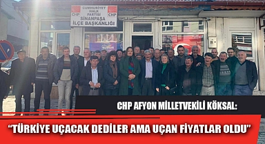 “TÜRKİYE UÇACAK DEDİLER AMA UÇAN FİYATLAR OLDU”