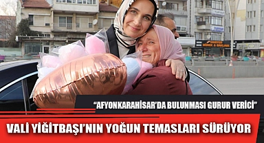 VALİ YİĞİTBAŞI’NIN YOĞUN TEMASLARI SÜRÜYOR