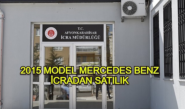 2015 MODEL MERCEDES BENZ İCRADAN SATILIK