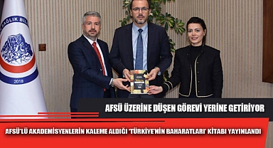 AFSÜ'LÜ AKADEMİSYENLERİN KALEME ALDIĞI 'TÜRKİYE'NİN BAHARATLARI' KİTABI YAYINLANDI