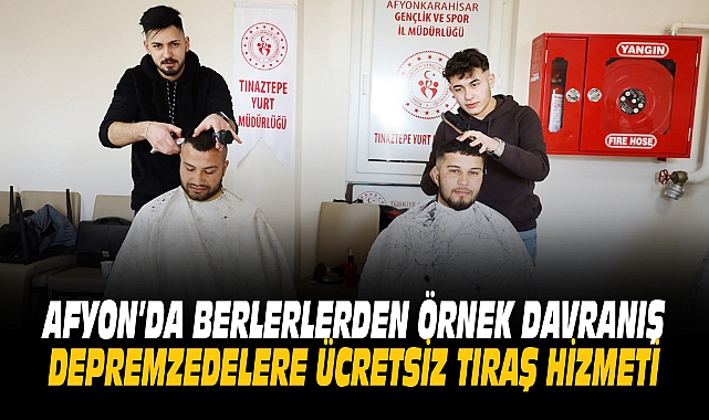 AFYON'DA DEPREMZEDELERE ÜCRETSİZ TIRAŞ HİZMETİ