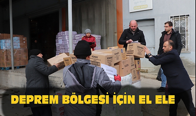 DEPREM BÖLGESİ İÇİN EL ELE