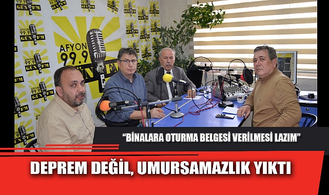 DEPREM DEĞİL, UMURSAMAZLIK YIKTI