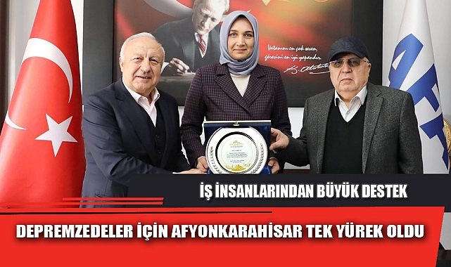 DEPREMZEDELER İÇİN AFYONKARAHİSAR TEK YÜREK OLDU