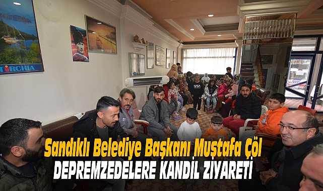 DEPREMZEDELERE KANDİL ZİYARETİ