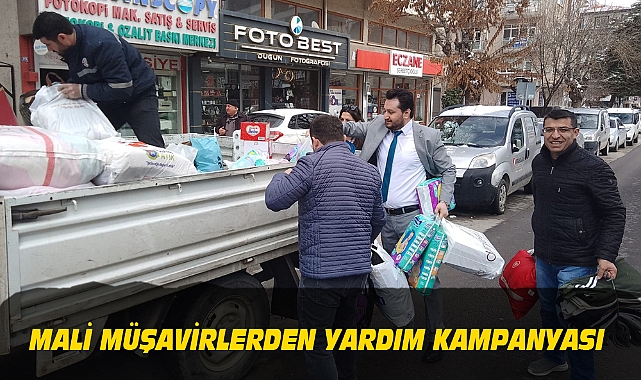 MALİ MÜŞAVİRLERDEN YARDIM KAMPANYASI