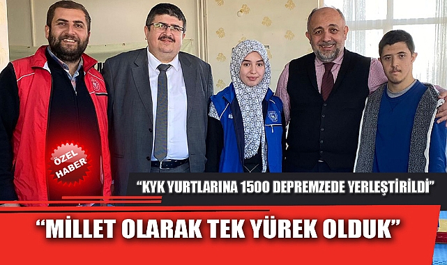 "MİLLET OLARAK TEK YÜREK OLDUK"