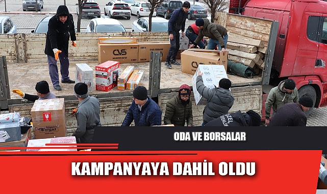 ODA VE BORSALAR’DA KAMPANYAYA DAHİL OLDU