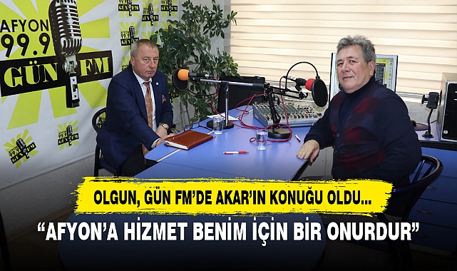 “AFYON’A HİZMET BENİM İÇİN BİR ONURDUR”