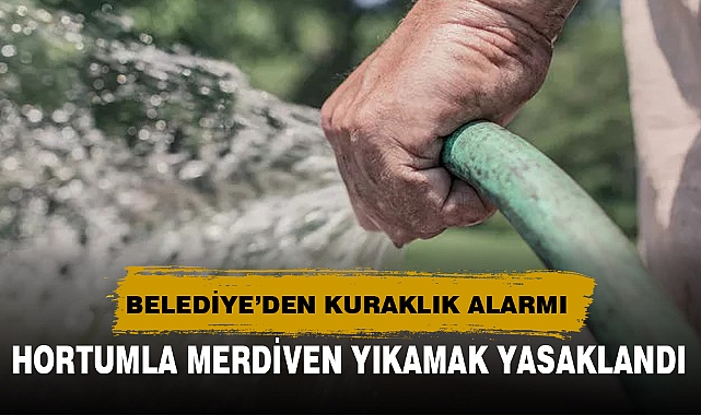 AFYONKARAHİSAR'DA HORTUMLA MERDİVEN YIKAMAK YASAKLANDI