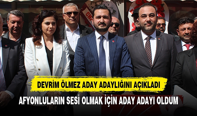 AFYONLULARIN SESİ OLMAK İÇİN ADAY ADAYI OLDUM