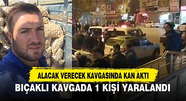 ALACAK VERECEK KAVGASINDA KAN AKTI
