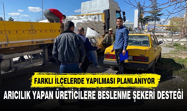 ARICILIK YAPAN ÜRETİCİLERE BESLENME ŞEKERİ DESTEĞİ
