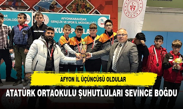 ATATÜRK ORTAOKULU ŞUHUTLULARI SEVİNCE BOĞDU