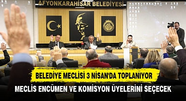 BELEDİYE MECLİSİ 3 NİSAN'DA TOPLANIYOR
