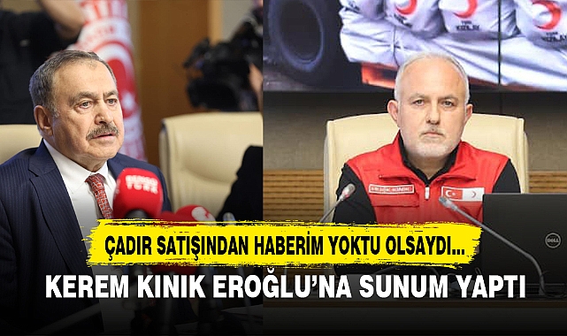 ÇADIR SATIŞINDAN HABERİM YOKTU OLSAYDI…