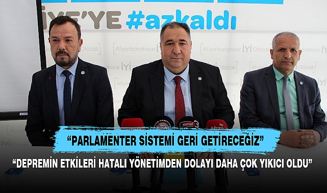 “DEPREMİN ETKİLERİ HATALI YÖNETİMDEN DOLAYI DAHA ÇOK YIKICI OLDU”