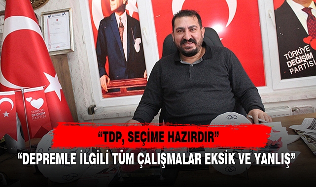 “DEPREMLE İLGİLİ TÜM ÇALIŞMALAR EKSİK VE YANLIŞ”