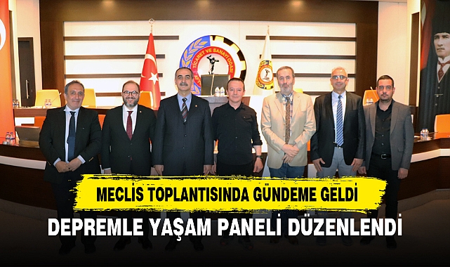 DEPREMLE YAŞAM PANELİ DÜZENLENDİ
