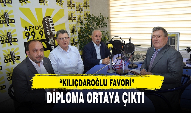 DİPLOMA ORTAYA ÇIKTI
