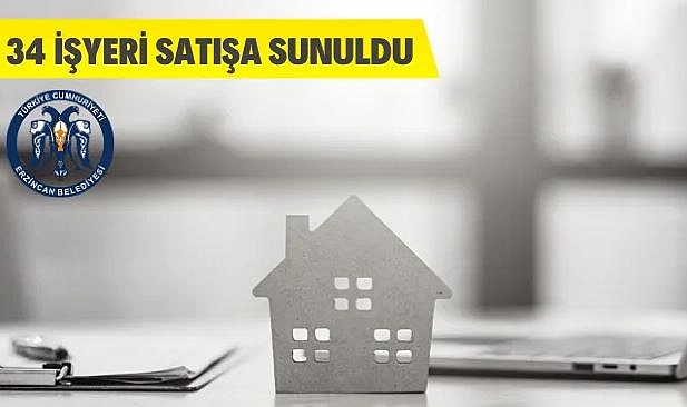ERZİNCAN BELEDİYESİ 34 YENİ SANAYİ İŞYERİNİN SATIŞ İHALESİNİ YAPACAK