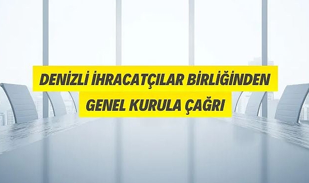 GENEL KURUL TOPLANTISINA DAVET