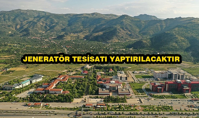 JENERATÖR TESİSATI YAPTIRILACAKTIR