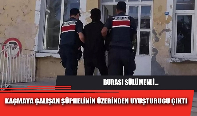 KAÇMAYA ÇALIŞAN ŞÜPHELİNİN ÜZERİNDEN UYUŞTURUCU ÇIKTI
