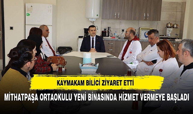 MİTHATPAŞA ORTAOKULU YENİ BİNASINDA HİZMET VERMEYE BAŞLADI