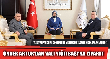 ÖNDER ARTUK’DAN VALİ YİĞİTBAŞI’NA ZİYARET