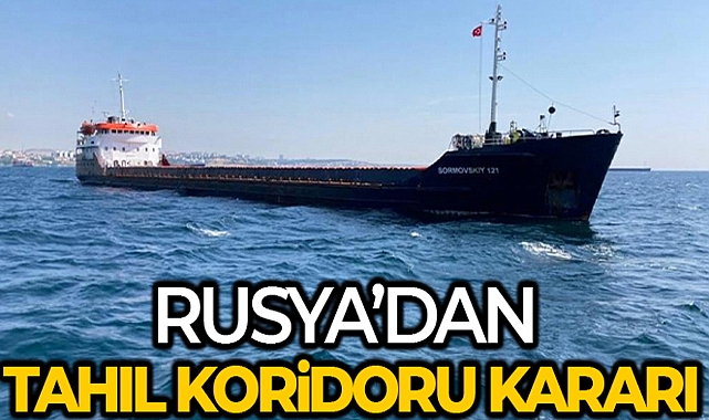 RUSYA, TAHIL KORİDORU ANLAŞMASI'NIN 60 GÜN DAHA UZATILMASINI KABUL ETTİ