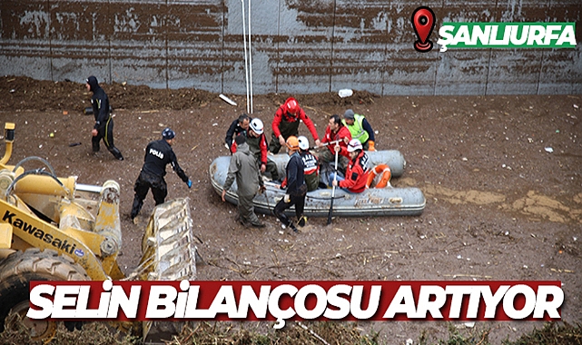 ŞANLIURFA'DA SEL BİLANÇOSU ARTIYOR