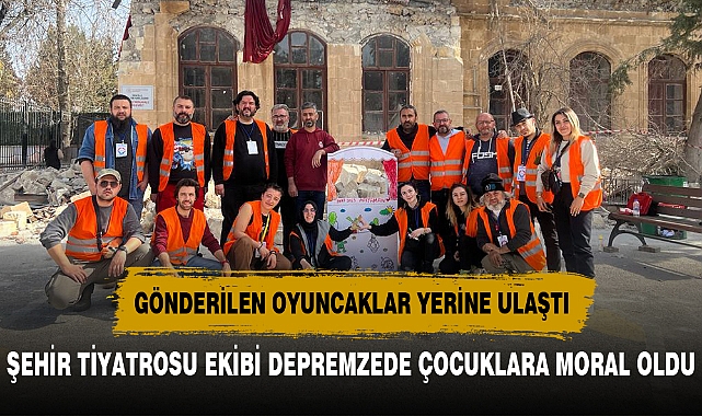 ŞEHİR TİYATROSU EKİBİ DEPREMZEDE ÇOCUKLARA MORAL OLDU